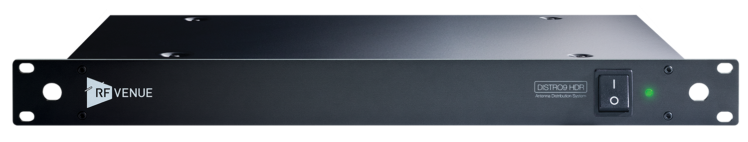 DISTRO9 HDR Nine (9) Channel Multi-Zone Antenna Distribution System
