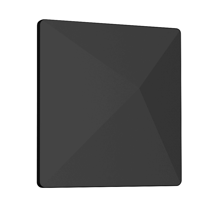 Circular Polarized Architectural Antenna, Black Housing