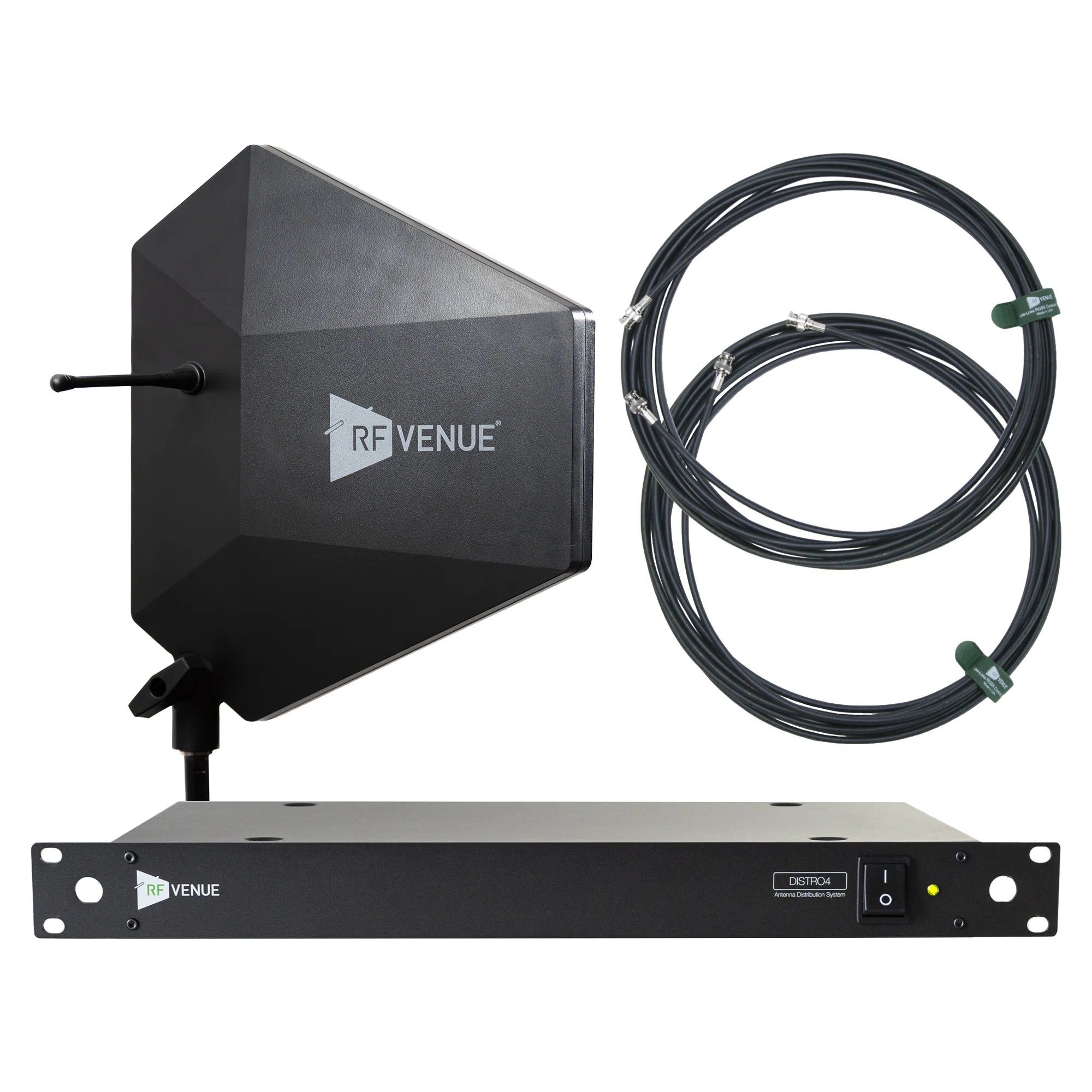 4 Channel Wireless Microphone Upgrade Pack with Diversity Fin® IPX Antenna