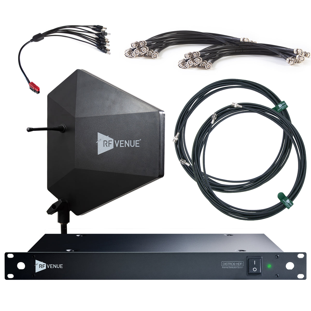 9 Channel Wireless Microphone Upgrade Pack with Diversity Fin® IPX Ant