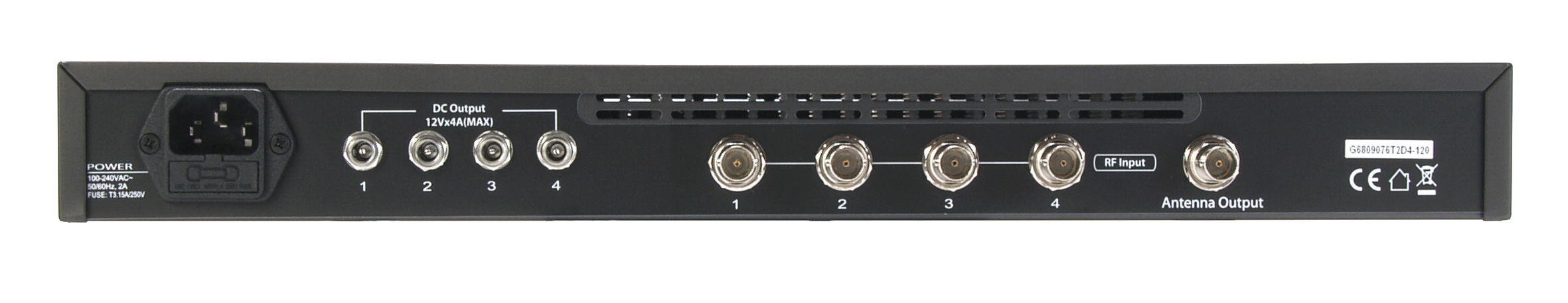 COMBINE4 IEM Transmitter Combiner with RF port on back